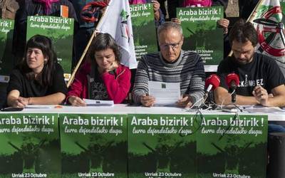 Araba Bizirik plataformak "entzute aktiboa eta akordioetara iristea" eskatu die erakundeei