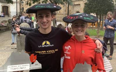 Malen Osa oñatiarra eta Aitor Ajuria irabazle Aloñako Igoeran