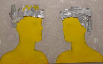 Frédéric Gutiérrez Barde artistaren pinturak Ordiziako Barrenan