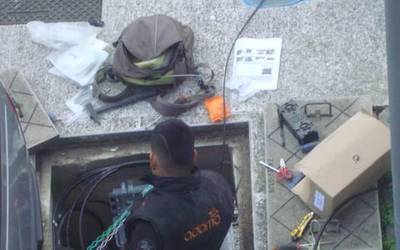 Zuntz optikoko sarea ezartzeko beste  pauso bat