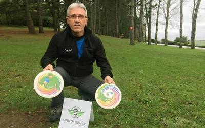Espainiako Disc Golf txapelketan parte hartuko du asteburuan Mikel Ibarrola doneztebarrak