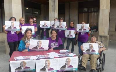 Lan baldintza eta zaintza eredu duina eskatzeko elkarretaratzea egingo da bihar, Iturbide egoitzan