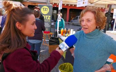 Ekonomia alternatibo eta solidarioaren Zarauzko VII. Azoka izan da