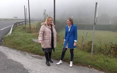 Kanpanzarko errepideko zati estuena zabalduko du Aldundiak urtebete barru