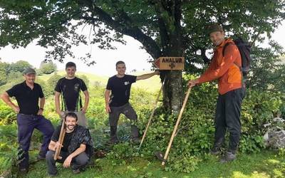 Ibilbide berri bat estreinatuko du Berueteko MTB taldeak