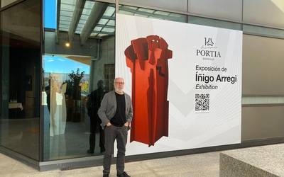 Iñigo Arregiren artelanak Burgosko Portia upeltegian daude ikusgai