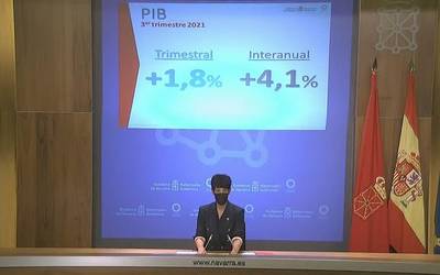 %1,8 hazi da BPG Nafarroan urteko hirugarren hiruhilekoan