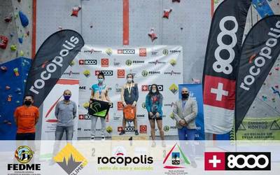 Guenetxea, Linazisoro eta Oses podiumera igo ziren Espainiako Eskalada Txapelketan