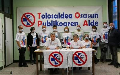 Tolosaldeko osasungintzarekin zerikusia duen guztian dagoen gardentasun falta salatu du TOPAk