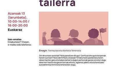 Autodefentsa feminista tailerra