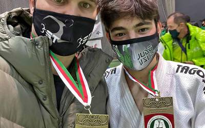 Euskadiko Judo Txapelketa: hamazortzigarren urrea Egoitz Morarentzat eta aurrenekoa David Mendazonarentzat