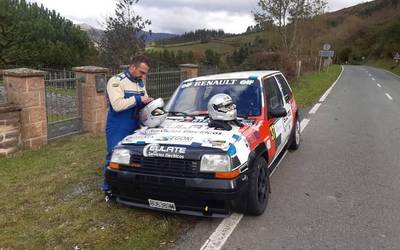 Sakandarrek Malerrekako Rallysprintean ez zuten zorte gehiegirik izan