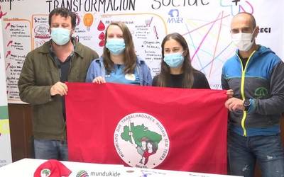 Brasilgo Lurrik Gabekoen Mugimenduko hainbat kide Euskal Herrian izan dira Gehikoop proiektuarekin