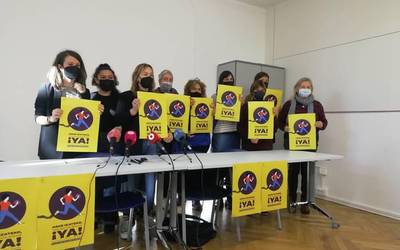 Aurrekontu feministak galdegin ditu  indarkeria matxistaren aurkako plataformak