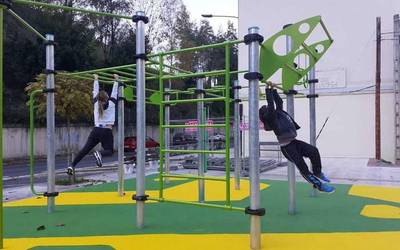 Eginda dago kalistenia parkea