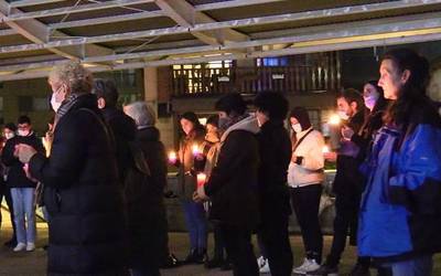 Indarkeria matxistaren kontrako aldarriz busti dira eskualdeko herrietako plazak eta kaleak