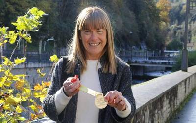 Ana Carcamo: "Erlojuari begiratu gabe egindako maratoi asko ditut gogoan"