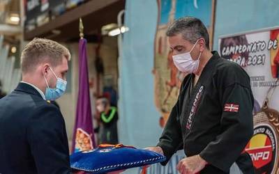 Atamako zazpi borrokalariak, podiumean Espainiakoan