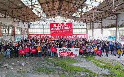 "Aiaraldearen eraiste neurtuaren aurrean, argi izan: borrokan jarraituko dugu"