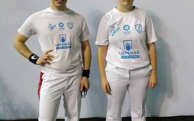 Pilota Egokituko Espainiako Txapelketako finala jokatuko dute Leire Esnalek eta Jurdan Arakistainek