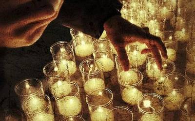 Kandelen jaia eta bizilagunen argazkia, Salburuan