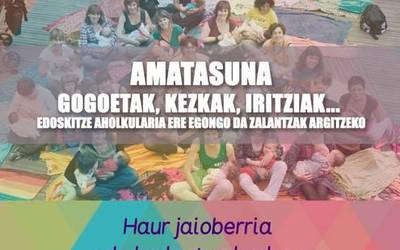 Amatasunaren inguruko solasaldi irekia izango da etzi