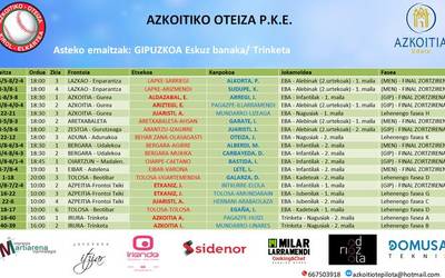 Asteko emaitzak