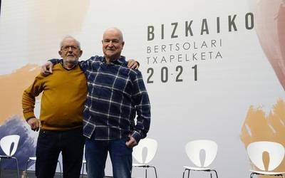 Joseba Etxebarria larrabetzuarrak txapela jantziko dio Bizkaiko txapeldunari, Moises Enbeitarekin batera