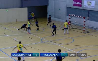 Tolosarren arteko derbia Laskorainek irabazi du (4-2)