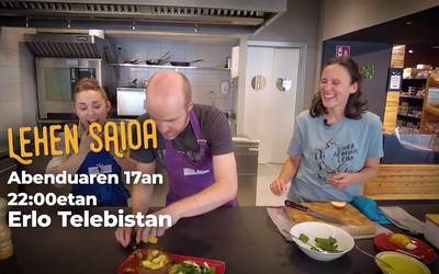 Urola Platerean sukaldaritza saio berria, abenduaren 17an, Erlo Telebistan