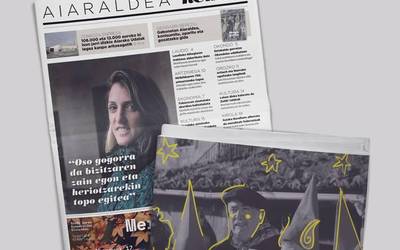 40 orriko ale bereziarekin agurtuko du urtea Aiaraldea Hemen hamabostekariak