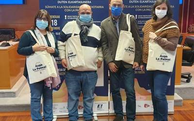 La Palma uharteari elkartasuna adieraziko diote Erandion