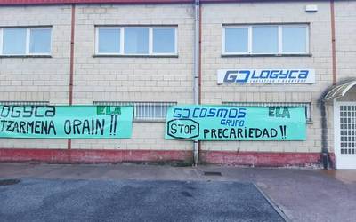 Astelehenetik greba mugagabean daude Logistica y Acabados enpresako langileak