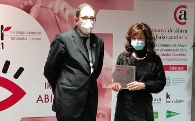 Irusta lurrindegia garaile, Arabako Merkataritza Ganberaren "Premios Visual Sarietan"