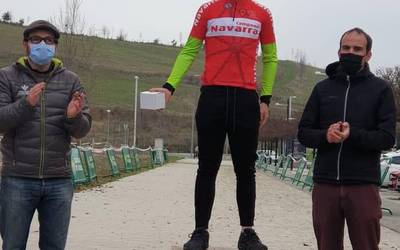 Aimar Tadeo eta Ekain Imaz, Nafarroako txapeldunak Iruñeko Ziklo-Krosean
