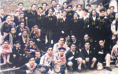 1948ko Gabon Koruko partaide batzuk