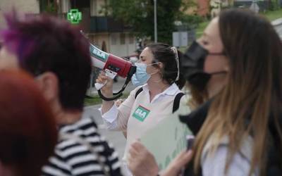 Zaintzako langileen egoera eta gatazka, kalera