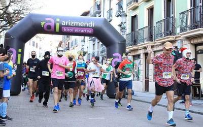 San Silvestre lasterketak ez du hutsik egin Aretxabaletan