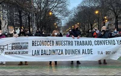 Silvia Guillen (ELA): "Adinekoen egoitzetan lan baldintza duinak eta kudeaketa publikoa beharrezkoak dira zerbitzuaren kalitaterako"