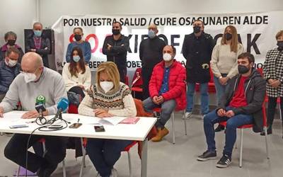 Bidasoa Ospitaleko bloke kirurgikoa berritzeko «esleipen oro geldiarazteko» eskatu du Osasun Bidasoa plataformak
