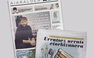 Hezkuntza gehigarri bereziarekin, kalean da Aiaraldea Hemen hamabostekariaren 2022ko lehenengo zenbakia