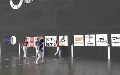 Eusko Label Txapelketako jardunaldi bikoitza, bailarako lau pilotarirekin