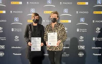 Kalitate turistikoaren ziurtagiria jaso du Elgorriagako bainuetxeak Madrilen