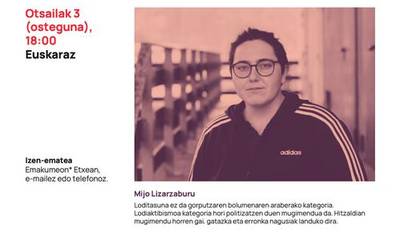 'Lodiaktibismoa' hitzaldia