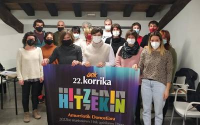 Martxan da Arrasateko Korrika batzordea