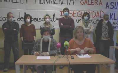 ELA eta LABek Asuncion klinikako Barne Medikuntzako  unitatearen itxiera salatu dute