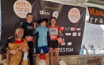 Sara Peñak bigarren egin du Zestoako Kobaz Koba Trailen VI. edizioko Zaldei proban