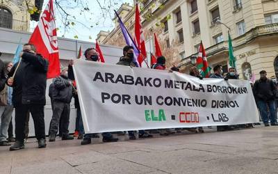 ELAk dio mobilizazioa eta greba direla Arabako metalaren egoera desblokeatzeko "modu bakarra"