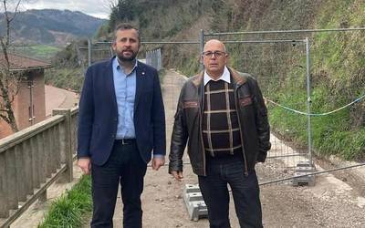 Bergarako PSE-EE "kezkatuta" Boluko lur-jausia egonkortzeko lanen atzerapenagatik
