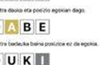 Talaios  kooperatibak  itzulitako  “Wordle”  jokoa  agertu  da,  “Berbaxerka”-ren  ondotik